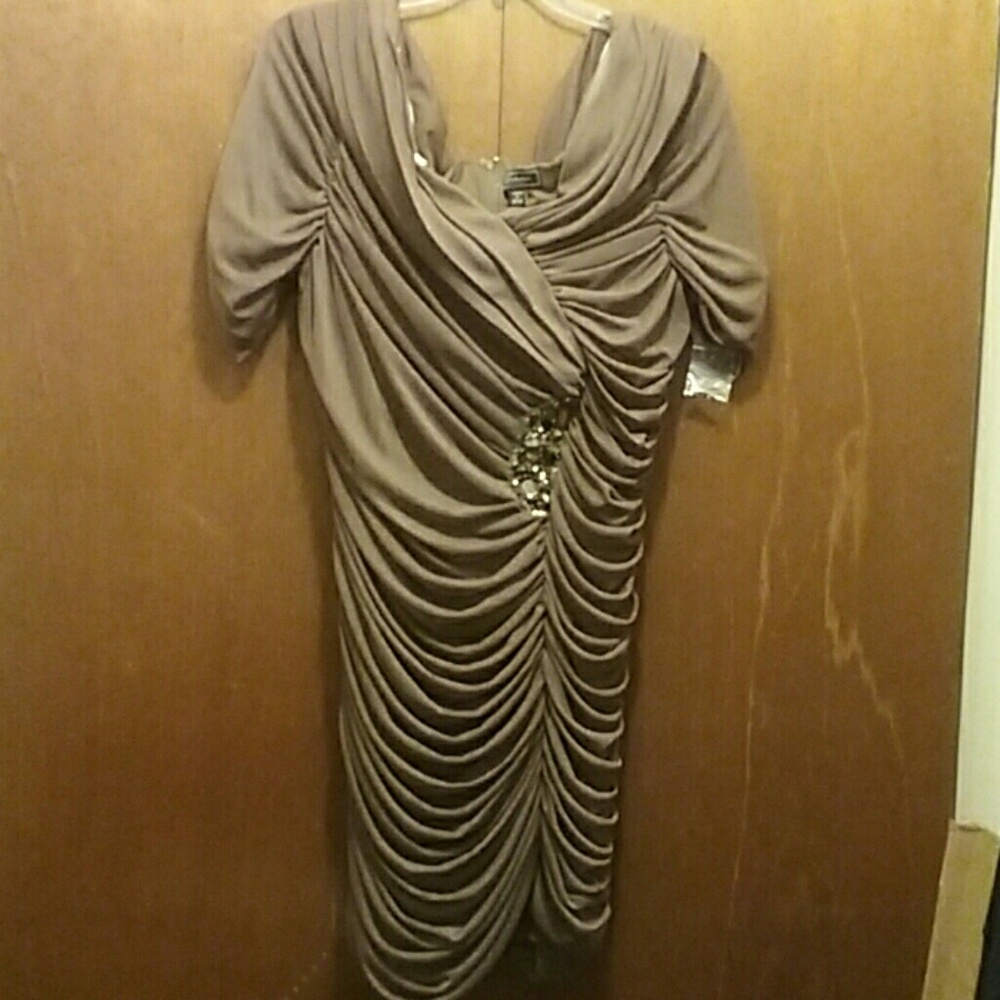 Ruched special occasion dress